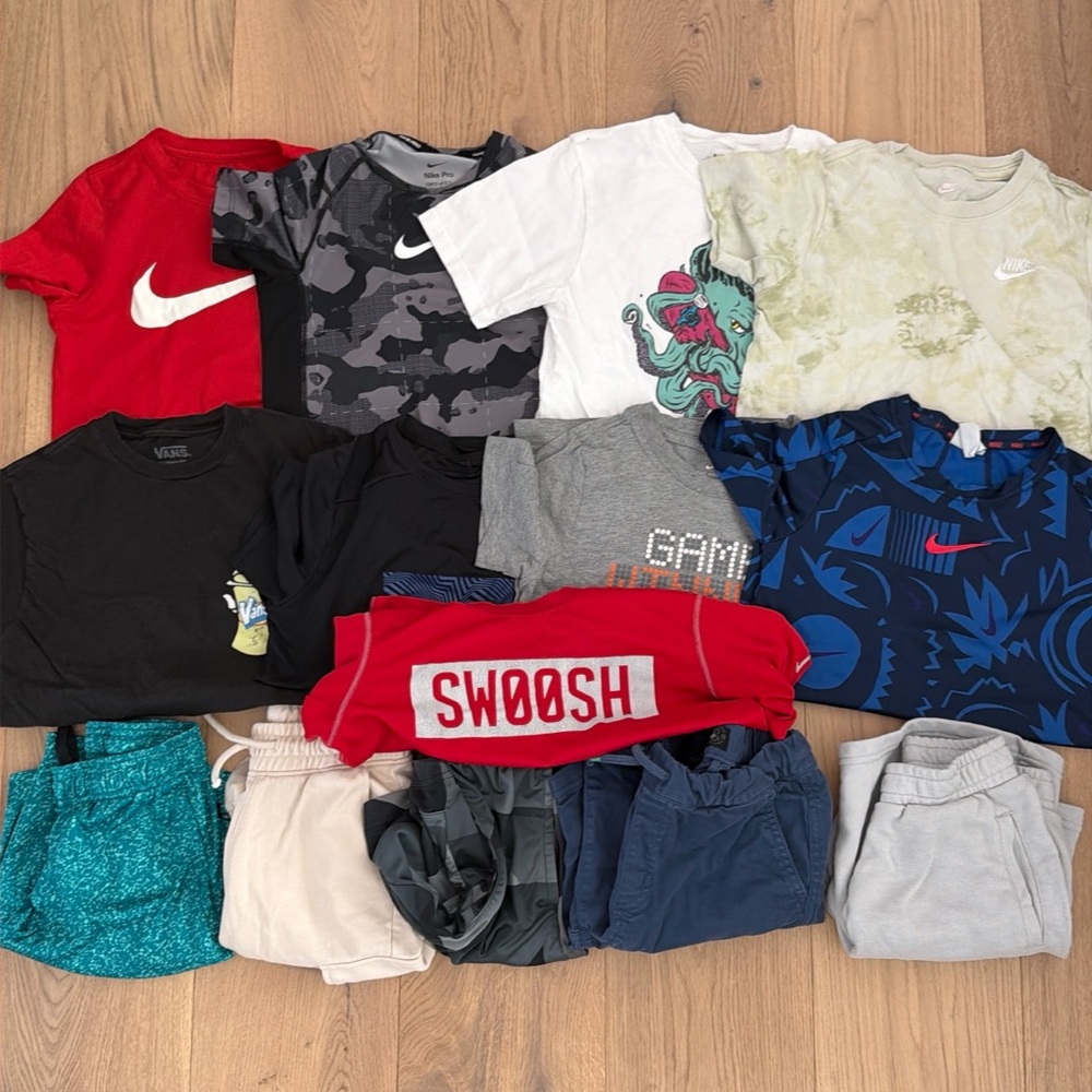 14 piece lot of boys clothes size small